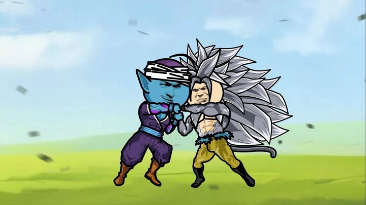 Diamond Piccolo vs. GT Goku.
