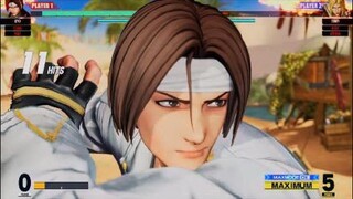 KOF15　京vsワイルドウルフ　クイックマックス２１HITクライマックスコンボ