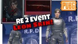 I GOT LEON SKIN! RESIDENT EVIL EVENT ON PUBG MOBILE