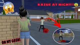 KAZUE At Night Is So Dangerous!😰 | Horror Sakura School Simulator Story