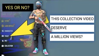 I am the first youtuber who edit a FREE FIRE COLLECTION VIDEO the EPIC WAY!