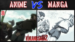 Anime VS Manga | Vinland Saga Season 2 Episode 8