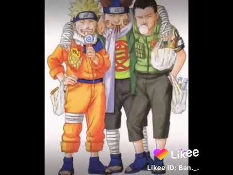 Naruto Kiba Akamaru Neji Shikamaru  y Chou Chou los mejores amigos