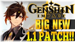 Genshin Impacts BIG NEW 1.1 PATCH / Trailer Reaction!!! | SHARE YOU GRINN