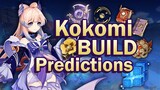 KOKOMI Build Predictions: BEST Artifacts, Weapons, Stats Guide DPS & Support | Genshin Impact 2.1