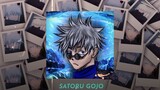 Speed drawing Gojo satoru from Jujutsu kaisen anime/manga