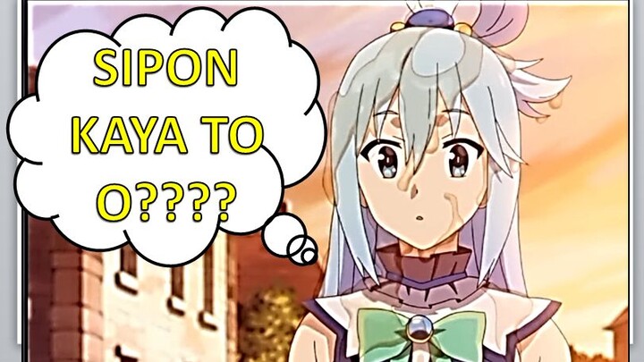 Title Sipon kaya to or Marumi lang talaga isip ko..hahhaa🤣🤣🤣🤣 KONOSUBA