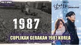VIDEO SINGKAT UNJUK RASA 1987 KOREA - CUPLIKAN KEJADIAN 1987 KOREA - DEMOKRASI KOREA SELATAN