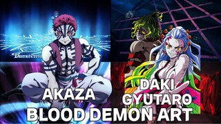 Akaza, Daki & Gyutaro Blood Demon Art