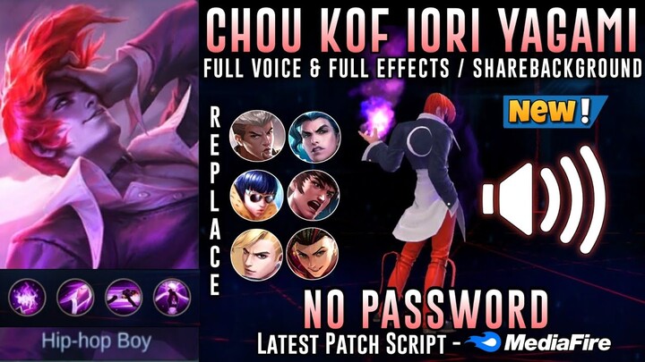 Chou IORI YAGAMI KOF Skin Script No Password | Full Sound & Full Effects | Mobile Legends