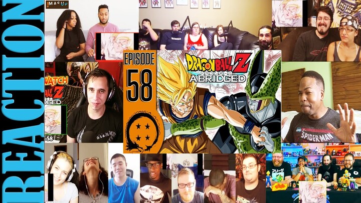 DragonBall Z Abridged: Episode 58 - #CellGames | TeamFourStar (TFS) REACTIONS MASHUP