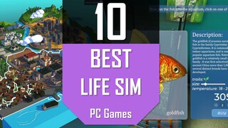 TOP 10 LIFE SIM Games | Best Simulation Games for PC