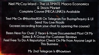 (25$)Neil McCoy-Ward – The ULTIMATE Macro Economics & Stock Market Course Download