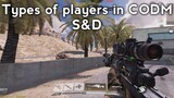 Types of players in codm search and destroy