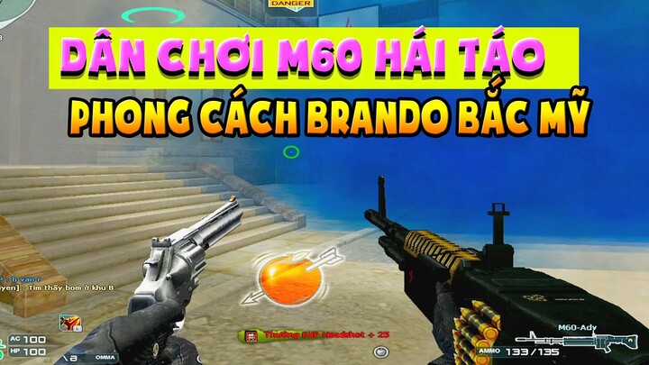 ► Dân chơi vác M60 vào thể hiện - Phong cách Brando Bắc Mỹ nhưng vẫn phải vác bảo bối ra - Tú Lê