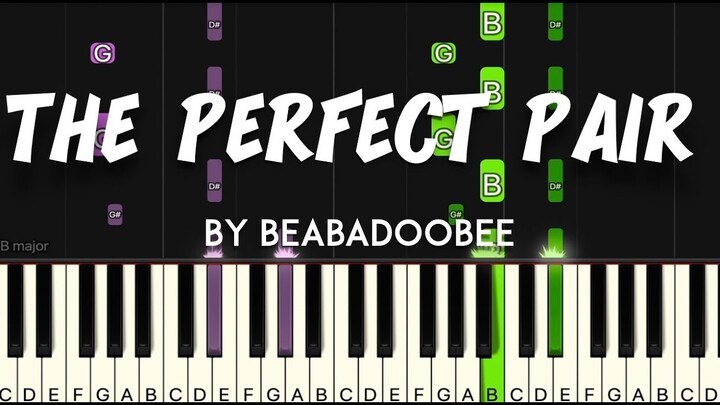 The Perfect Pair by Beabadoobee synthesia piano tutorial + sheet music & lyrics