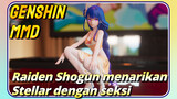 [Genshin, MMD] Raiden Shogun menarikan "Stellar" dengan seksi