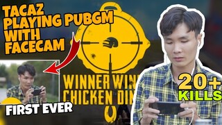 TACAZ FIRST EVER FACECAM | PUBG MOBILE