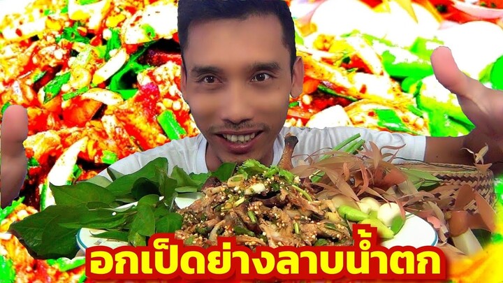 อกเป็ดย่างลาบน้ำตก รสเด็ดเมนูแซ่บ BY NONPOR CHANNEL