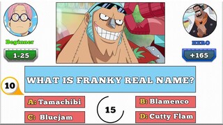 One Piece Quiz - Hard and fast! If you're really a fan, KNOW EVERY QUESTION!