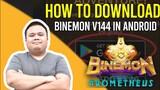 BINEMON NFT GAMES | HOW TO DOWNLOAD V144 IN ANDROID