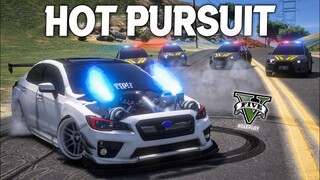 HOT PURSUIT SUBARU, AKU TERTANGKAP DAN DIKEPUNG KARNA INCARAN BESAR POLISI - GTA 5 ROLEPLAY