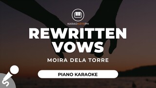 Rewritten Vows - Moira Dela Torre (Piano Karaoke)