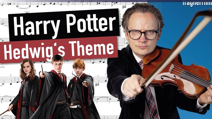 Harry Potter Hedwig's Theme | violin sheet music | piano accompaniment | Movie Theme | Violin Cover