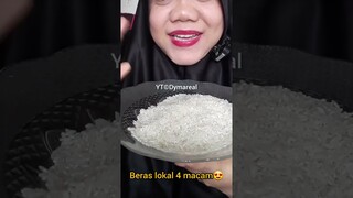 DYMA |ASMR RAW RICE EATING |Makan Beras | asmrrawriceeating| #asmrsounds  #asmr #shorts #mukbang