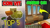 Top 5 Kiểu TRANG TRÍ HAY 1.15 Dành Cho Dân Mới Chơi Minecraft - Gương Soi??!