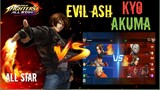 KYO ,vs. EVIL ASH , AKUMA , KYO 🔥 |KOF ALLSTAR Vs. TEKKEN 7 | Intense Fight !!