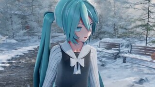 [MMD] ザムザYYB váy đen trắng phong cách Hatsune Blender Eevee