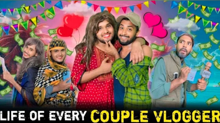 Life Of Every Couple Vlogger | BanglaFunny Video | Omor On Fire| It's Omor |