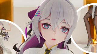 [Bronya/Vải] 💕Đó là một chiếc sườn xám với con vịt lụa đen ~💕