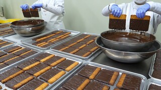 초코 퐁당 페스츄리 / chocolate pastry bread - bread factory in korea