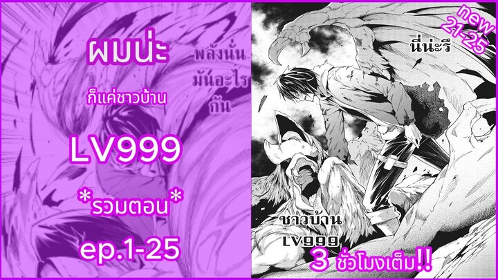 [มังงะรวมตอน] ผมก็แค่ชาวบ้าน LV999 1-25