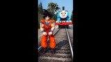 Goku Meets Thomas The Train Engine #Shorts