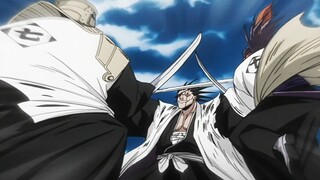 Kenpachi vs Komamura and Tousen Full Fight English Dub