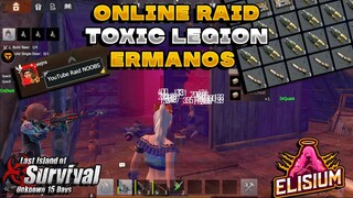 Online Raid Toxic Legion ERMANOS | Last Island of Survival | Last Day Rules Survival |