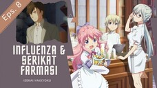 Alur Cerita Anime Isekai Yakkyoku Eps 8 | Falma Ajak Pierre Masuk Serikat Farmasi Miliknya