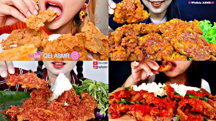 ASMR/MUKBANG *KULIT AYAM (CHICKEN SKIN)* COMPILATION🤤😋|ASMR INDONESIA|Muksavory🌷-