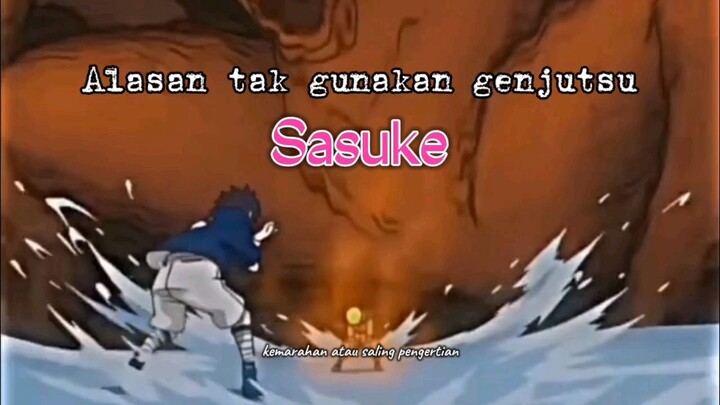 Ini dia,, alasan kenapa Sasuke tak gunakan genjutsu saat melawan Naruto