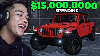 UBUSIN ANG $15 Million sa ISANG ARAW - BAGONG KOTSE!? | GTA 5 Roleplay