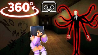 360° POV: Aphmau vs Slender in Minecraft