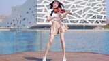 你见过小提琴少女跳舞吗❤️心跳光谱！