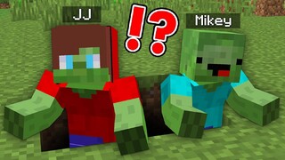 Mikey & JJ INFECTED By A ZOMBIE in Minecraft Challenge JJ and Mikey Survival (Maizen Mizen Mazien)