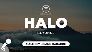 Halo - Beyonce (Male Key - Piano Karaoke)