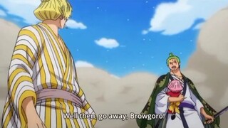 zoro and sanji's reunion in wanoq