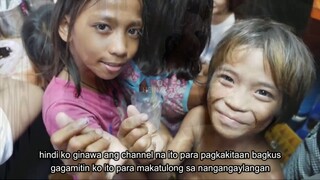 YOUTUBE CHANNEL FOR A CAUSE. ang lahat ng kikitain ng channel na ito dodonate natin.