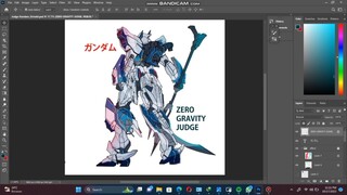 Zero Gravity Judge Gundam 10 hour drawing